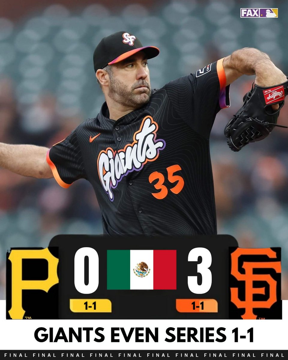 MLBONFAX's tweet image. Justin Verlander throws the first no-hitter in Cancun history and the Giants force a Game 3

#CancunRelentless 🇲🇽