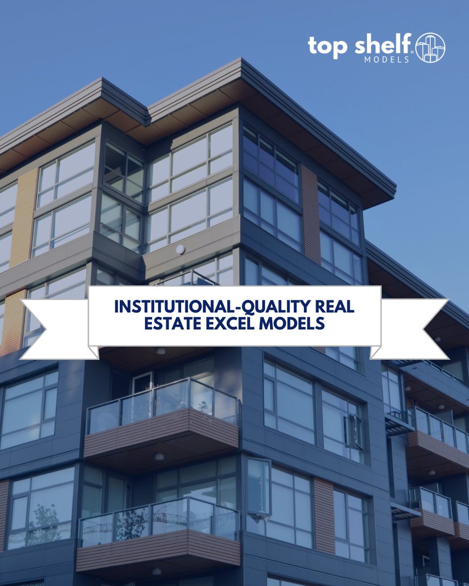 TSMmodels's tweet image. Not your average template.
Each model is crafted by experienced analysts to deliver custom, accurate, and real estate-specific results.

#TopShelfModels #TSM #RealEstateModeling #Excel #CRE #DallasBusiness