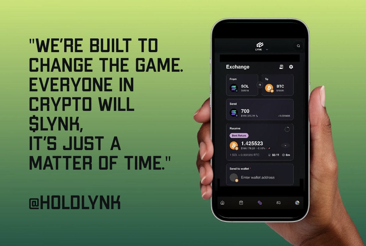 <a href="/HOLDLYNK/">LYNK</a> <a href="/0xMert_/">mert | helius.dev</a> <a href="/thelynkapp/">LYNK App</a> <a href="/aeyakovenko/">toly 🇺🇸</a> This app will not just launch, it will be a singularity event for Web3.

In today’s crowded landscape of dApps and unfulfilled promises, only a handful of projects ever manage to mark a true before and after. This application already positions itself in that category. It is not