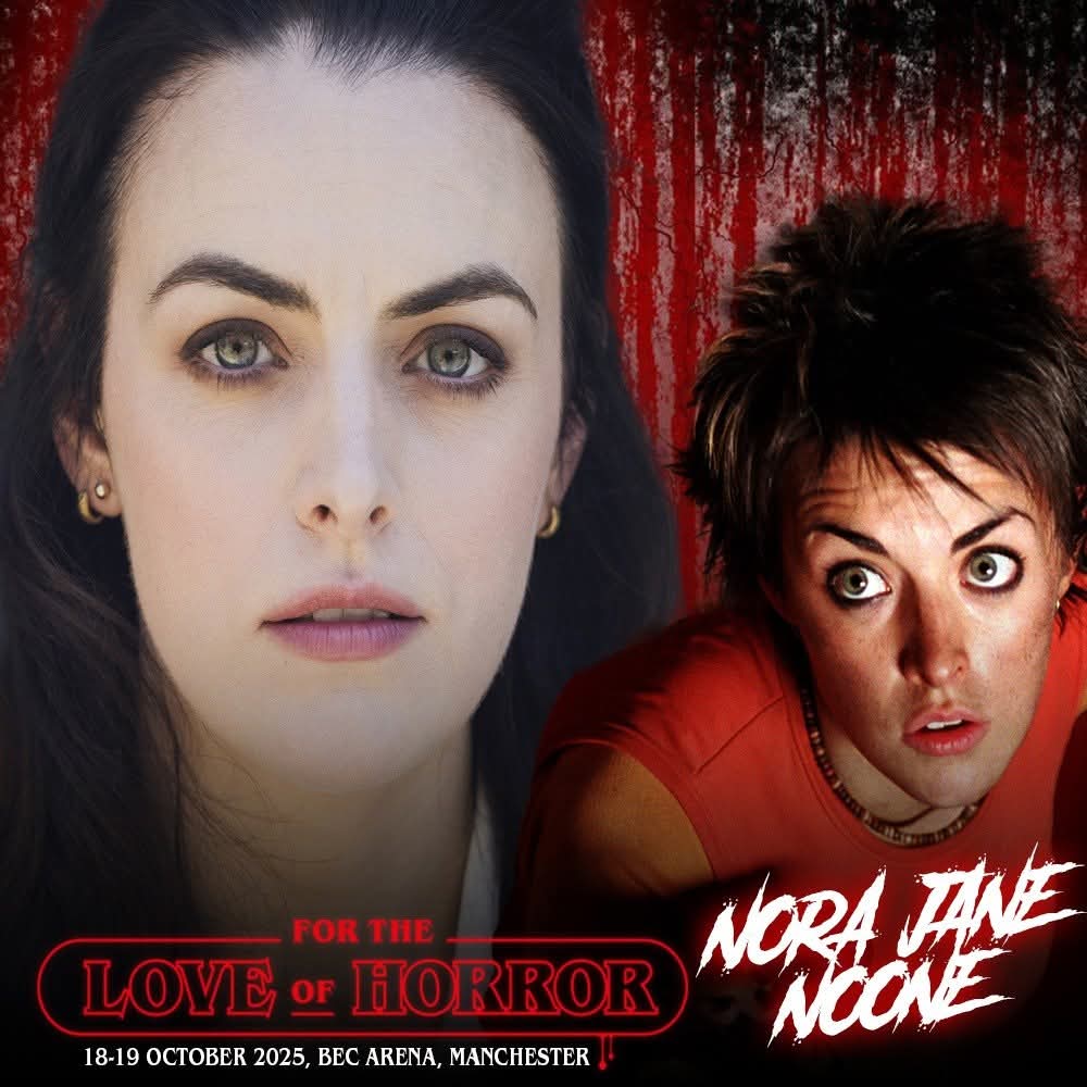 ftlohorror's tweet photo. FOR THE LOVE OF HORROR OCTOBER 2025 GUEST ANNOUNCEMENT - NORA-JANE NOONE
Joining us at #ForTheLoveofHorror this month is actress @NoraJaneNoone
Nora is known for The Descent movies
Tickets on sale tomorrow including a duo with Shauna
Send in merchandise@monopolyevents.co.uk https://t.co/KdbxuKgCpR