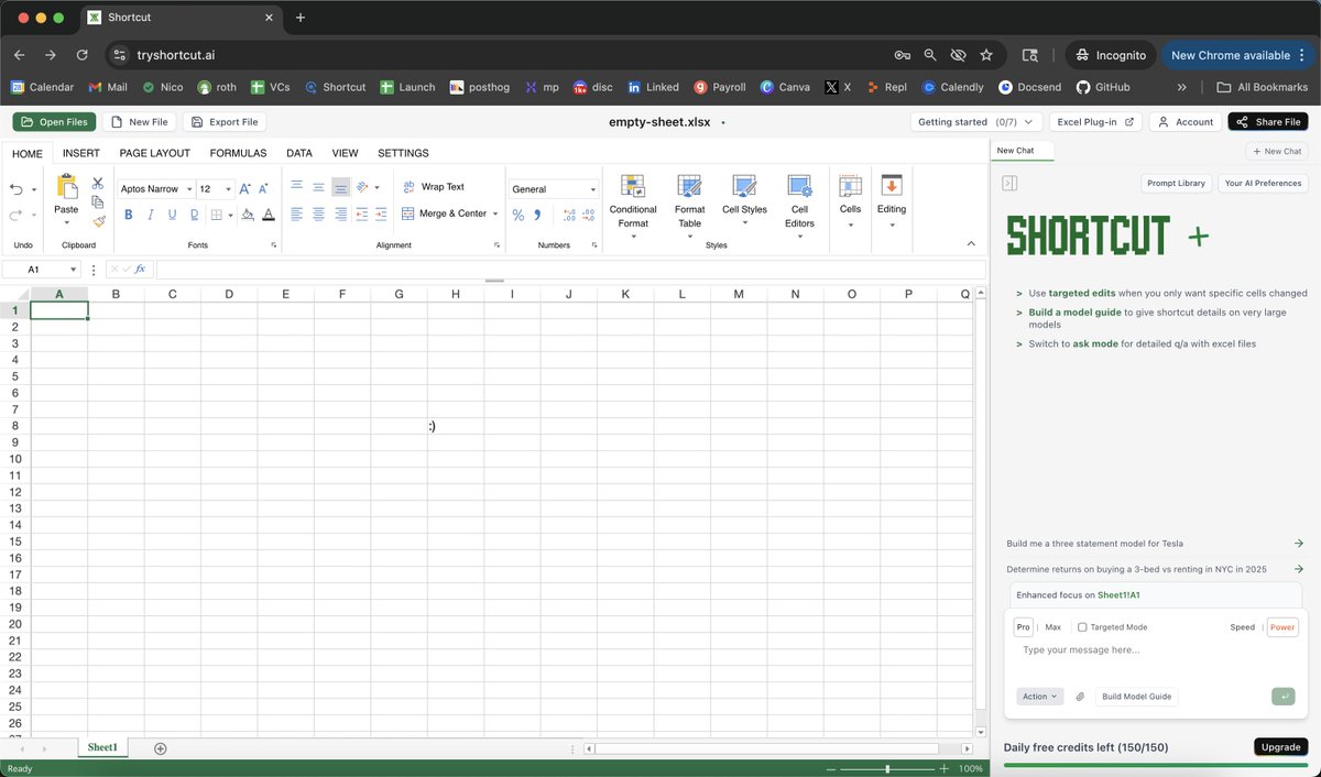 Shortcut is now free to use up to three times a day. 

Have fun!