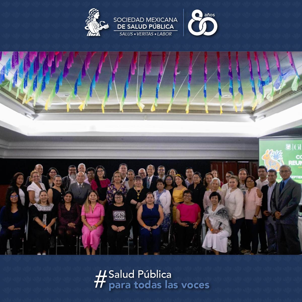 El pasado 26 y 27 de octubre, la Dra. María Eugenia Jiménez Corona, vicepresidenta de la Sociedad Mexicana de Salud Pública, A.C. (#SMSP), representó orgullosamente a nuestra institución en el Congreso y Reunión Anual de la Sociedad Oaxaqueña de Salud Pública, filial de la SMSP.