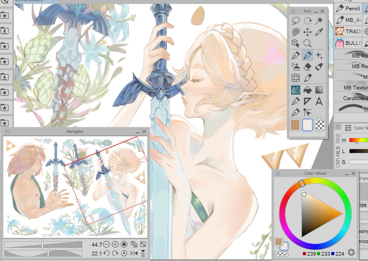 KyeriArt's tweet photo. WIP ~

#TheLegendOfZelda #WIP https://t.co/LqGVai42En