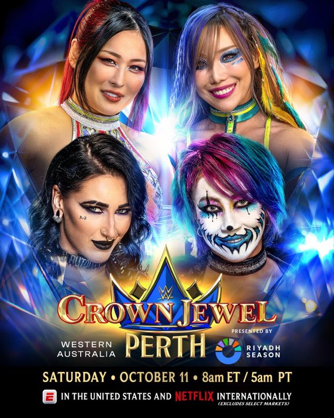 weshlateam's tweet image. C’ officiel. #ABWWE #WWECrownJewel #WWERawML  VOUS ÊTES POUR ??