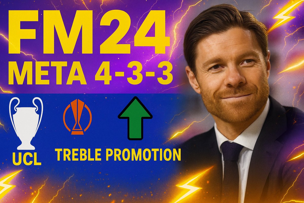 FM_DNA's tweet image. 🚨 NEW VIDEO LIVE 🚨

The FM24 META 4-3-3 Tactic is 🔥🔥🔥

🏆 Champions League with Real Madrid

⚽ Treble with Porto + beat PSG in Europa League

📈 Cambridge promotion from League Two

📺 Watch now 👉 youtu.be/sqKgG4IghOs

#FM24 #FootballManager2024 #FM24Tactics