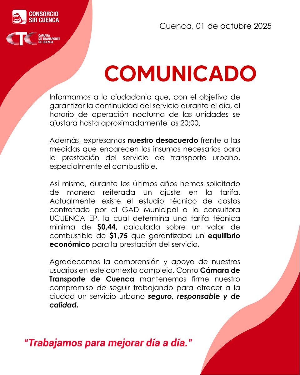 CAMARA DE TRANSPORTE tweet media