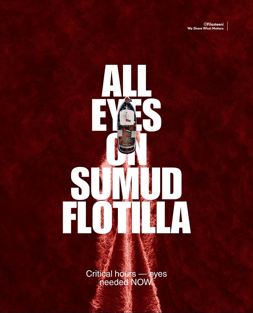 Israeli forces have intercepted Alma, the lead boat of the Global Sumud Flotilla, in international waters – a direct breach of international law. The boat was carrying humanitarian aid and peaceful activist on their way to Gaza. Contact has been lost.