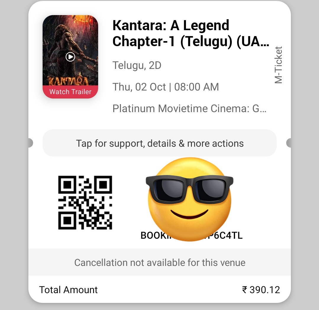 Sv_vasu_Sv's tweet photo. Repu poddunne show ki veltunna...review ista...
#Kantara    #Kantara2 #RishabShetty https://t.co/MdIdpY31Sf