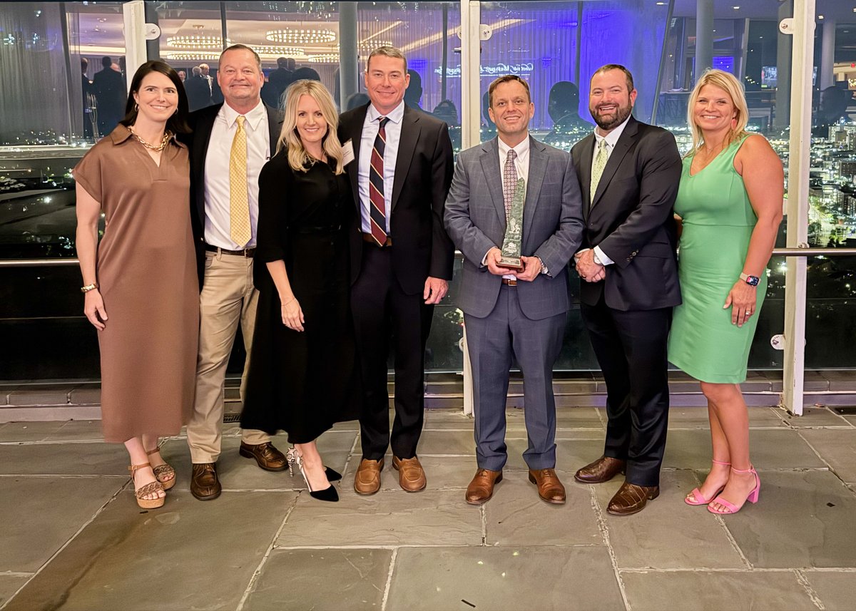 scoutpm_'s tweet photo. Scout received the 1st Place Obelisk Award for Program Management at last night's ABC of Alabama's 2025 Excellence in Construction Awards dinner. Scout was recognized for our work with Guntersville City Schools and their new high school. #MadeSure #programmanagement https://t.co/rU7BSwsymh