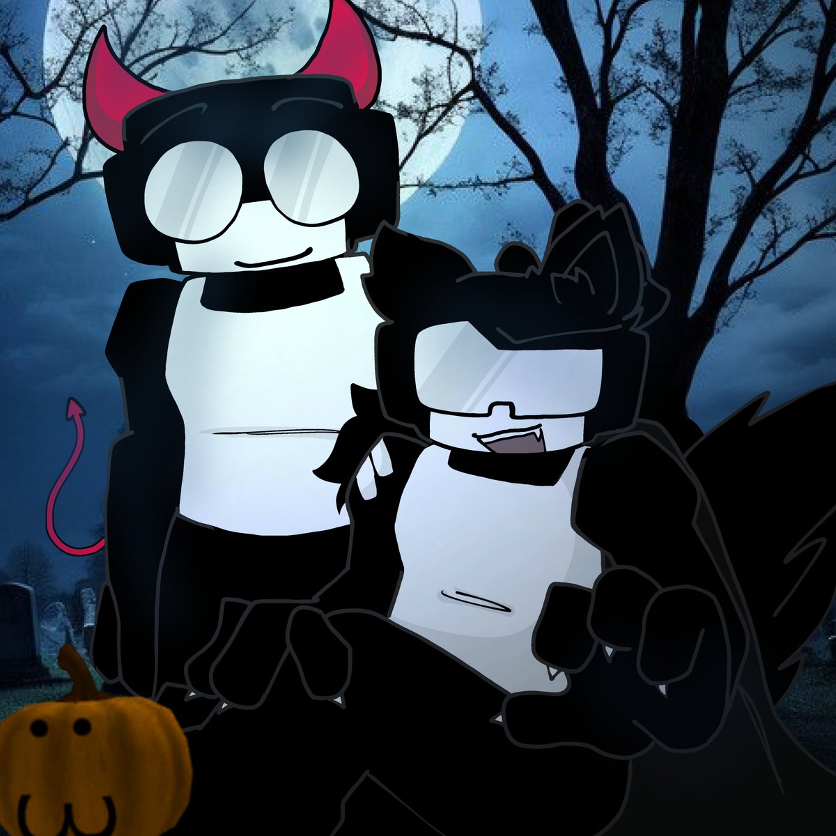 Tankmen_UwU's tweet photo. Halloween😛 (For Halloween) #Tankmen #steve https://t.co/IdhxkYzmJV
