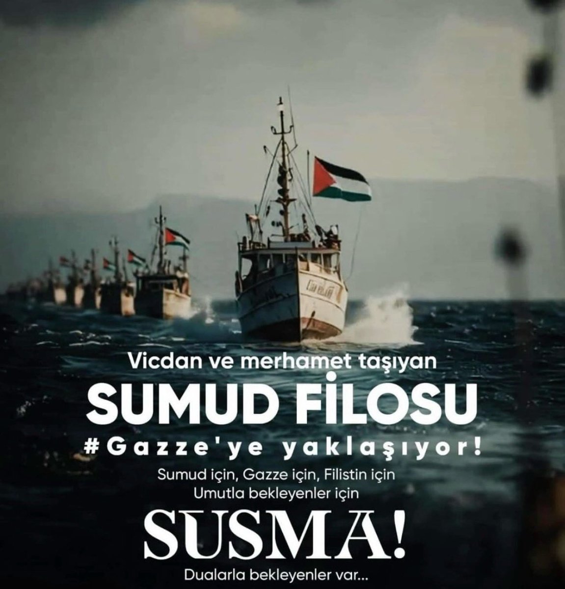 Dualarımız sizinle… 

Güce karşı  sustun, utan dünya. 
İnsanlığını unutan dünya.. 

#FreePalestine #Gazze