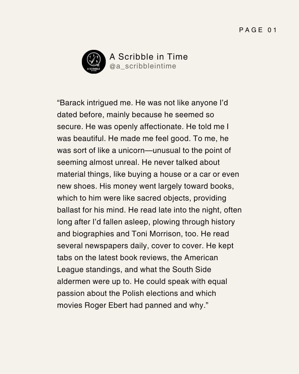 AScribbleinTime's tweet photo. In #Becoming, Obama reminds us that life isn’t about reaching one final version of ourselves. Instead, it’s about embracing growth and reinvention.
What chapter of your “becoming” are you living right now? Share with us below. #linesthatlinger
#Memoir #Whatiswrittenneverdies https://t.co/Tr5fe3vUzU