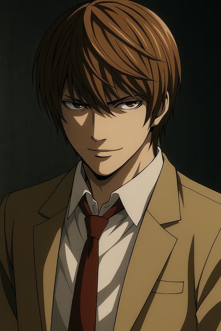 aria_6226's tweet image. A mysterious agent in a tan suit navigates the city's shadows, uncovering dark secrets with a subtle smile. #AnimeMystery #ShadowAgent