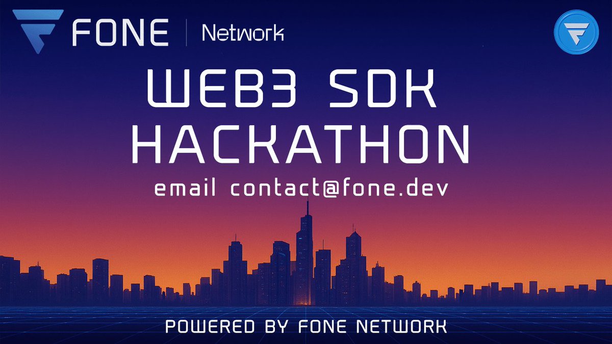 mvbb682616's tweet photo. #FONE #Hackton
If you are a #developer don't miss FONE #hackton
#Projects for Voting: $500 FONE (≈ 2,000,000 FONE)
3rd Place: $1,000 FONE (≈ 4,000,000 FONE)
2nd Place: $2,000 FONE (≈ 8,000,000 FONE)
1st Place: $5,000 FONE (≈ 20,000,000 FONE) https://t.co/EacIWvCXFI