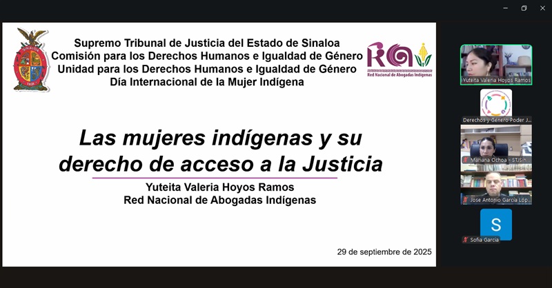 ICJSinaloa's tweet image. Conferencia Las Mujeres Indígenas y su Derecho de Acceso a la Justicia - stj-sin.gob.mx/icj/noticias/2…