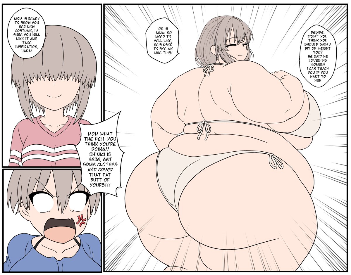 uzaki family stuff - weight gain (you want more?)