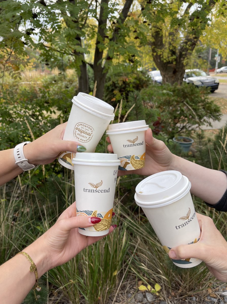 Cheers to #InternationalCoffeeDay with a cup of sustainably sourced goodness from our local favorite <a href="/transcendcoffee/">Transcend Coffee</a>. #supportlocal