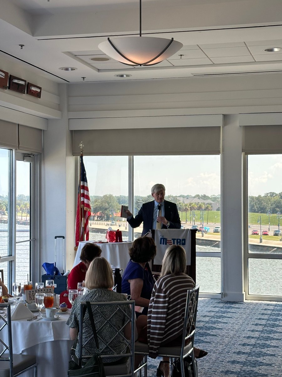 Returning to New Orleans today, I received a warm welcome from the Metropolitan Republican Women. It was a pleasure to provide an update on progress to address our high cost of insurance.