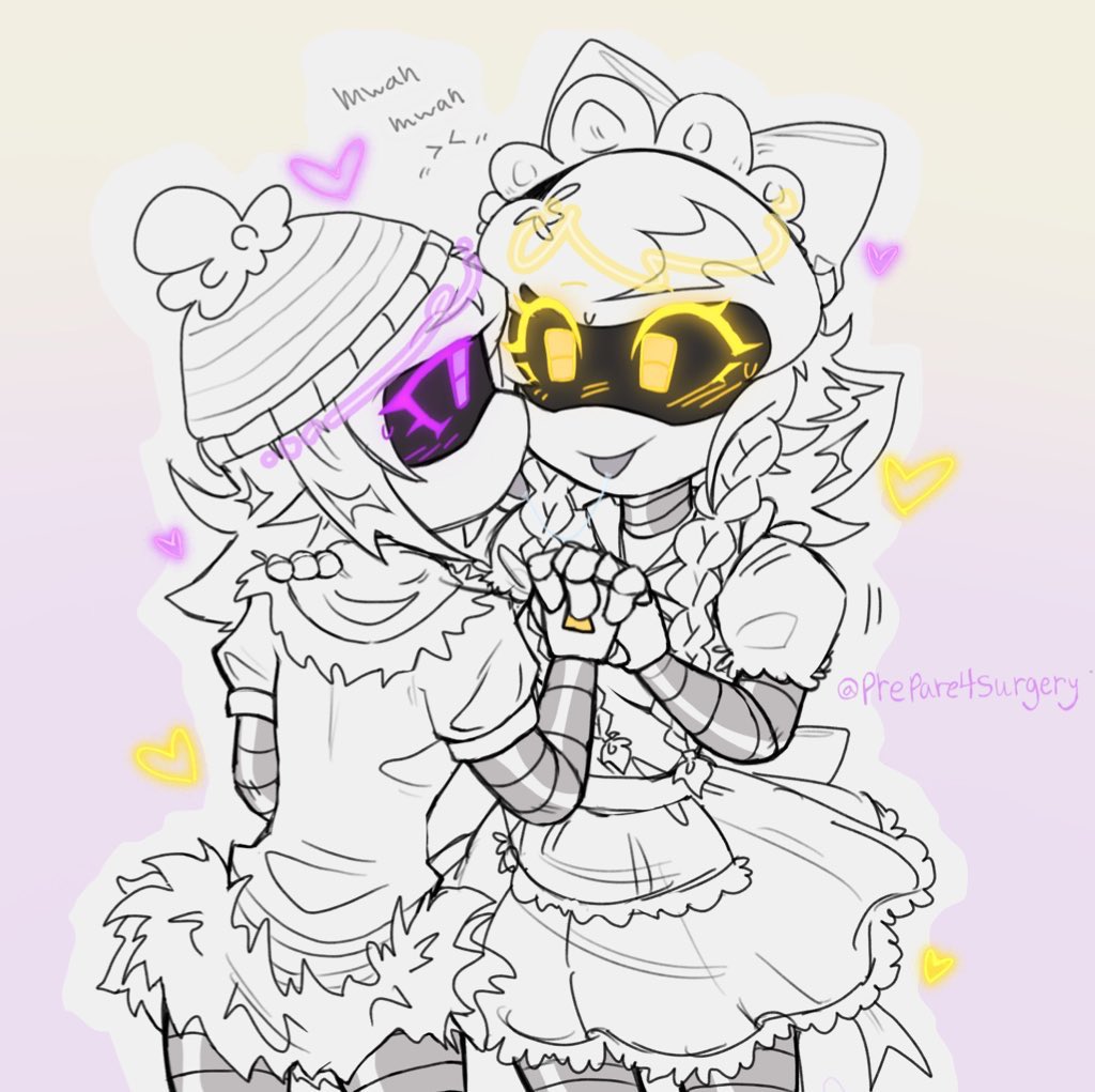 recent cynuzi sketches i liked,, oughhhh i love yuri #murderdrones #cynuzi