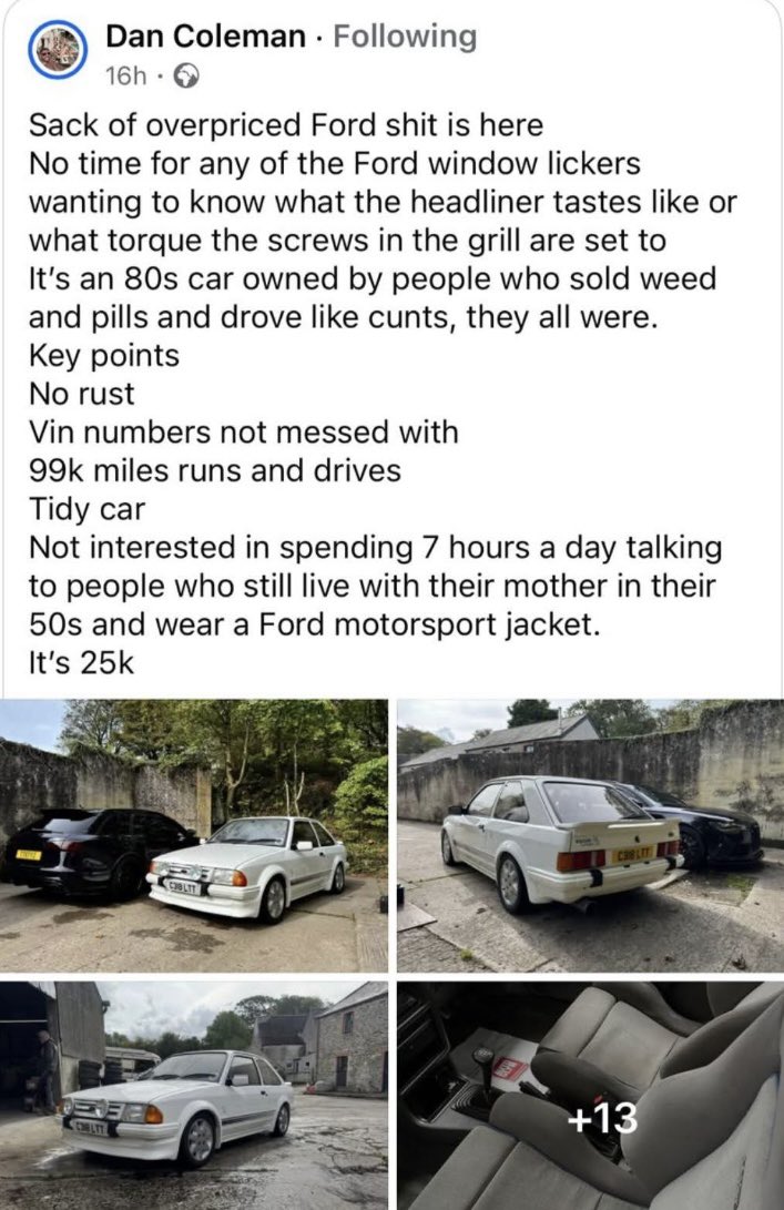 Say it how it is Dan