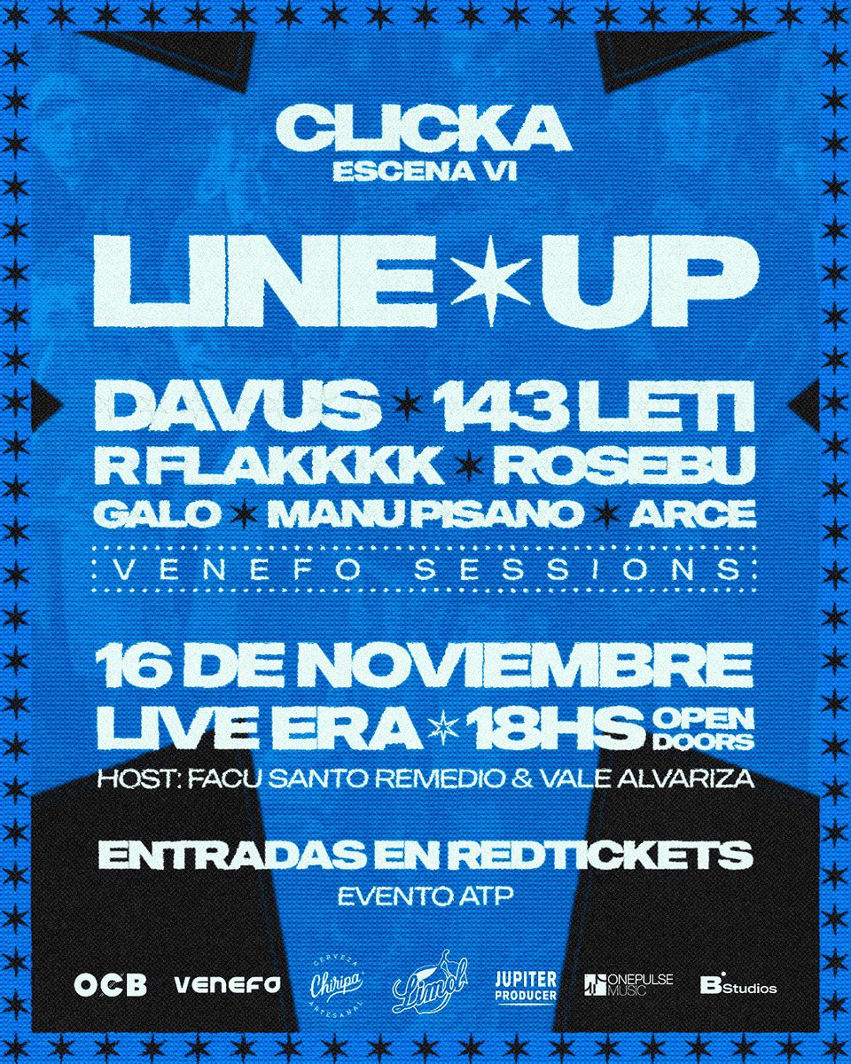 Clickaevento's tweet photo. sabremos cumplir! 😎 https://t.co/XX6mhVl2uX