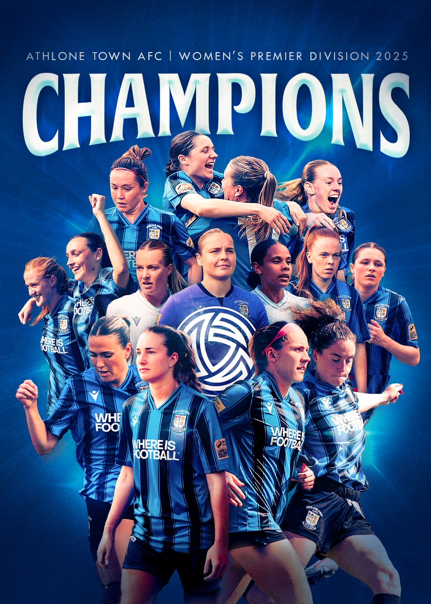 AthloneTownAFC's tweet image. BACK TO BACK CHAMPIONS OF IRELAND! 🏆

#PrideOfTheMidlands