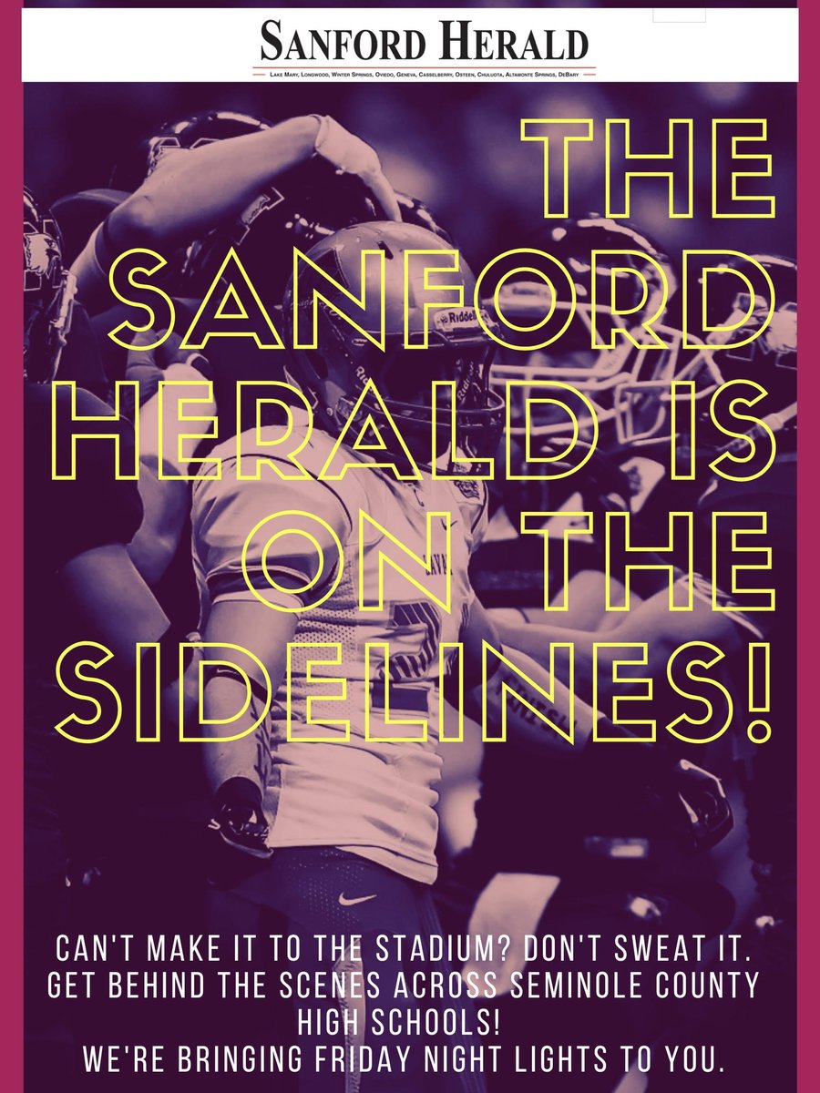 More than a scoreboard. Real story under Friday Night Lights. Sanford Herald is taking you, Behind the Scenes! Not just reporting plays - capturing energy, coach interviews, vibes you can't see from stands. Pre-game interviews with players &amp; story highlights for awesome playbacks