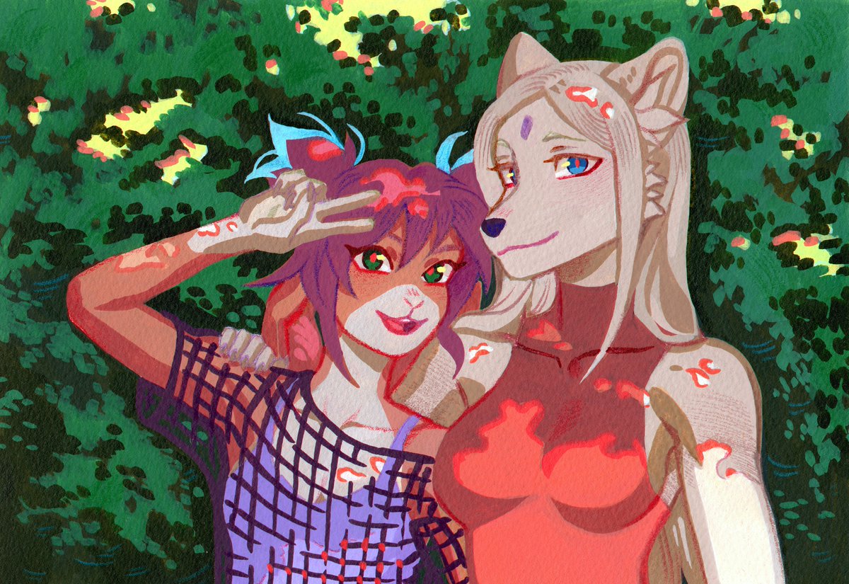 Natus69Mortuus's tweet photo. Merope and Clover from #StardustKids https://t.co/KMqqT1MuYo