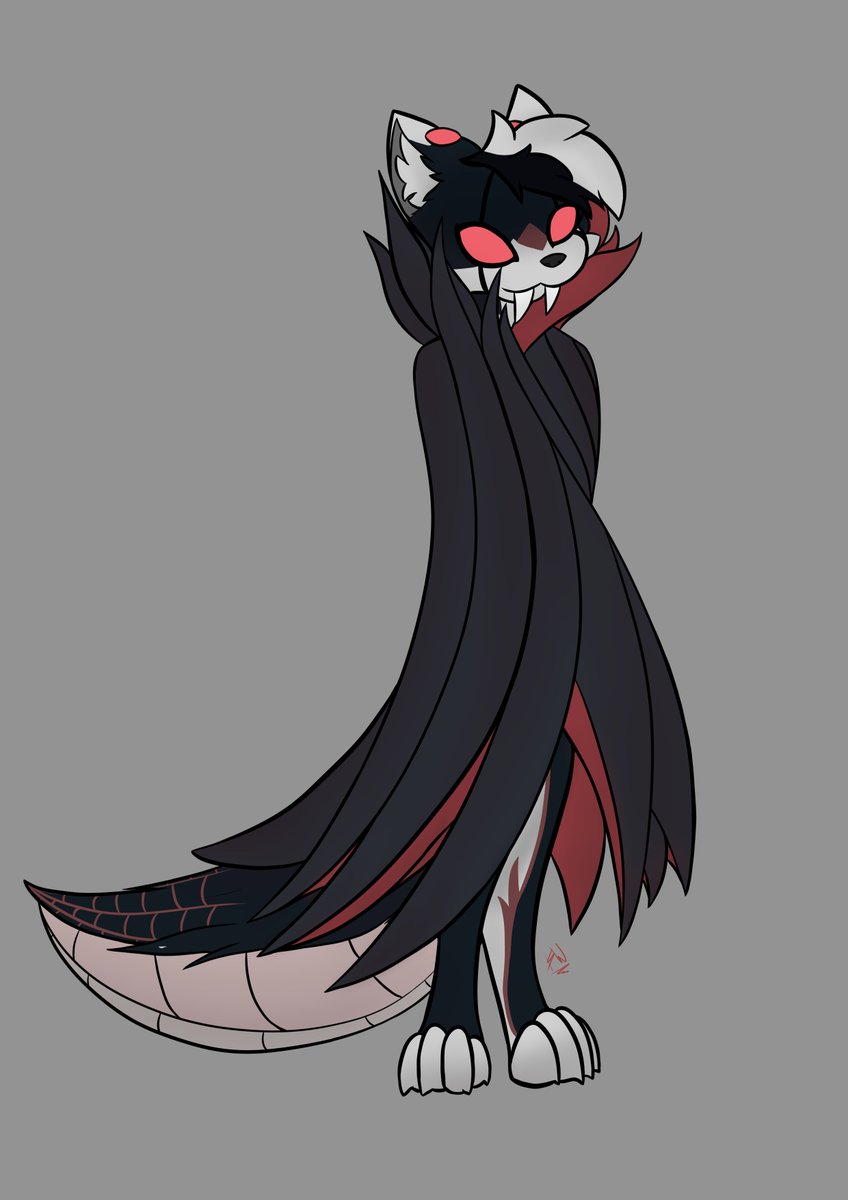 Is the spooky month! Hope my costume looks good!
(Played a lot of Hollow Knight and I loved Grimm's design I had to use it as my costume)