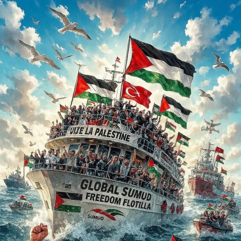 SUSMA!
“Bir zulme engel olamıyorsanız, onu herkese duyurun.”
— Hz. Ali (r.a)
#Palestine #SumudForGaza #SumudFlotilla #sumudforGazza