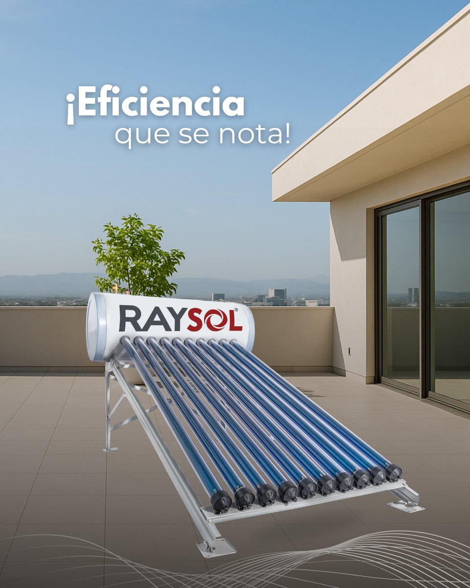 La eficiencia energética es la nueva ventaja competitiva. Con Raysol, tu empresa obtiene ahorro inmediato y un impacto positivo a largo plazo.

#ERAcontigo #EnergíaLimpia #calentadorsolar #Raysol