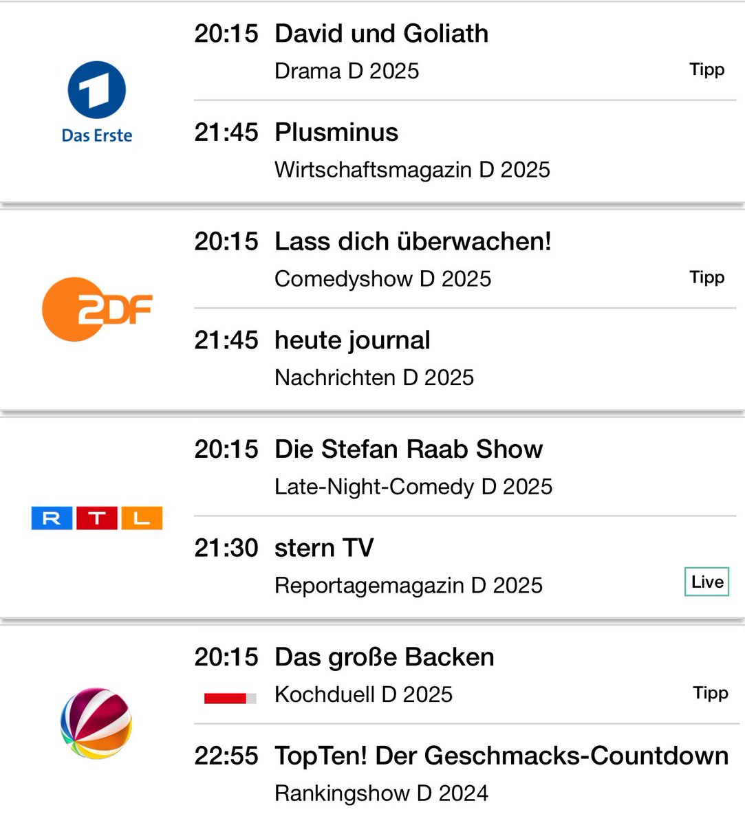 In Spanien 🇪🇸, in der Türkei 🇹🇷, in Italien 🇮🇹, im arabischen 🇵🇸Fernsehen, in Irland 🇮🇪 und in anderen Ländern laufen Nachrichten über Israels Überfall auf die Flotilla live. Deutschland so, während deutsche Staatsbürger unter vorgehaltener Waffe verschleppt werden: