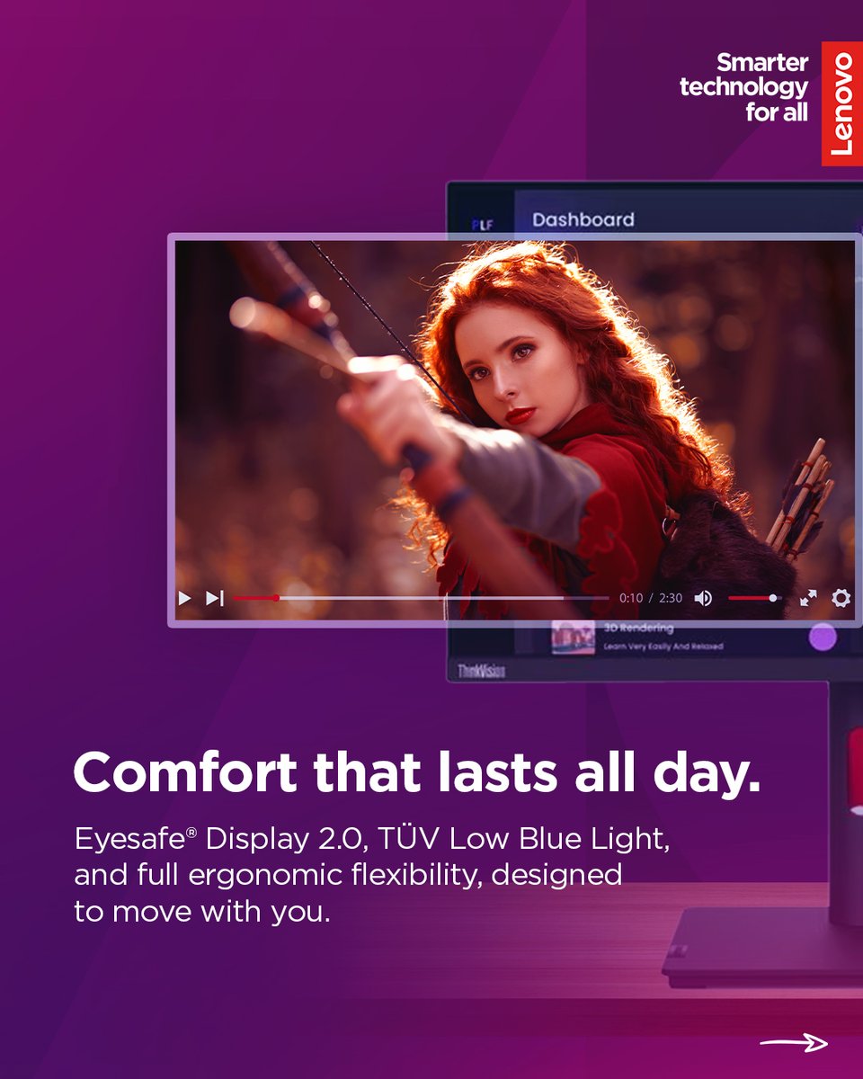 Lenovo_in's tweet image. Clarity. Comfort. Productivity.
The ThinkVision T24i-30 delivers a 23.8" FHD IPS display, TÜV-certified eye care &amp;amp; full ergonomic flexibility—built for modern business focus.

Read more: lnv.gy/4nuo2l9

#Lenovo #SmarterTechnology #ThinkVision