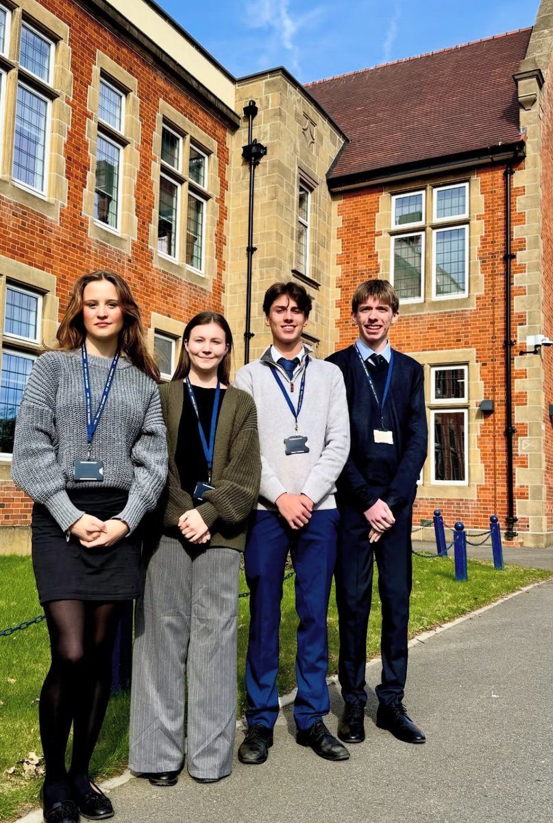 Congratulations to our newly appointed student leaders 🔵 Olivia and Samuel our Head Students and Lucy and Sam our Deputy Head students.