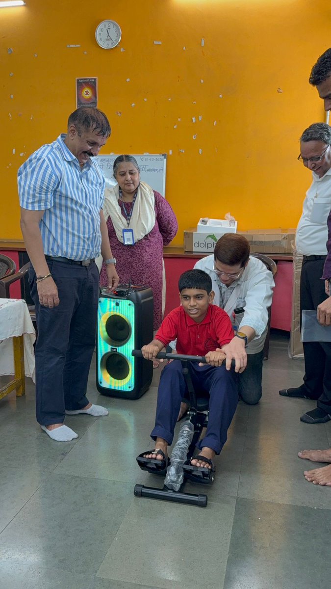 nsdca59782's tweet photo. At the Nhava Sheva Depot Container Association, (CSR Activity) small steps can create lasting change.

Our President, Mr Anil Singh, and Secretary General, Mr Sandeep Naik, visited Dharmaveer Anand Dighe Jiddh School, Thane, to spend time with the children, share moments of joy, and contribute thoughtful and meaningful additions — bringing music to their celebrations and adding energy to their daily activities.

This initiative serves as a reminder that true growth extends not only to trade and logistics but also to uplifting the communities around us. 💙