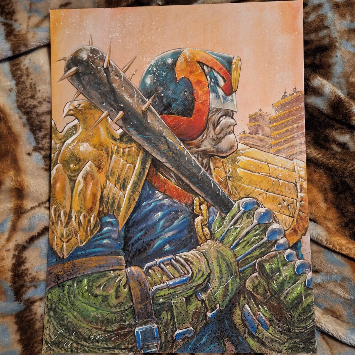 Judge Dredd brought to you by Shelby Robertson..... Follow Shelby on American Discord on YouTube youtube.com/@americandisch… Also check out his website for dope art americandischord.bigcartel.com