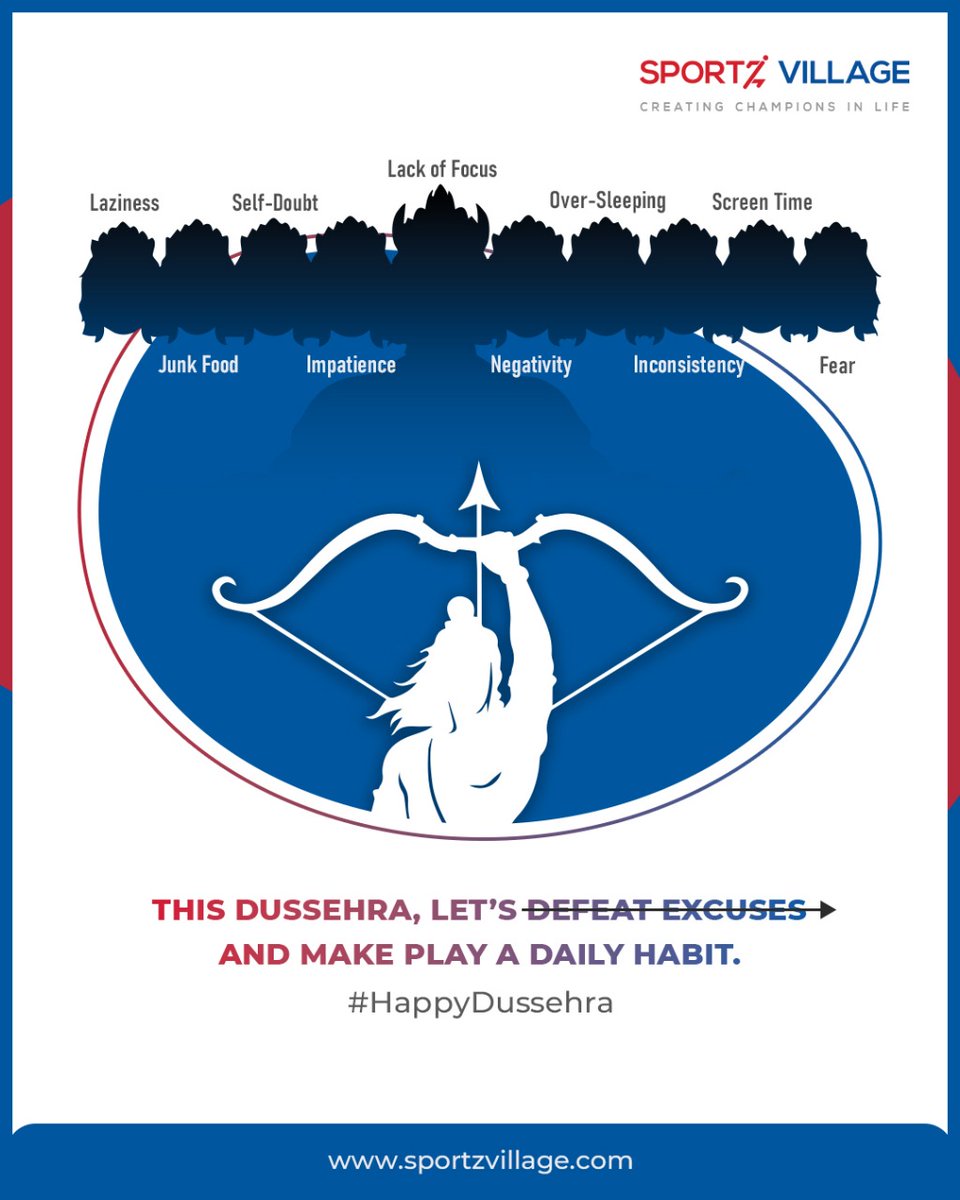 This Dussehra, let’s celebrate the victory of good over evil and the power of resilience, teamwork, and determination - values that sports and play instil in every child. Wishing you and your family a joyful and victorious Dussehra!

#HappyDussehra #VictoryOfGood