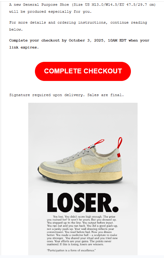 Tom Sachs General Purpose Shoe Invoices Available for Sizes 11.5,12,13  Shipping 2026 $50 each Dm If Interested #nike #tomsachs #isru