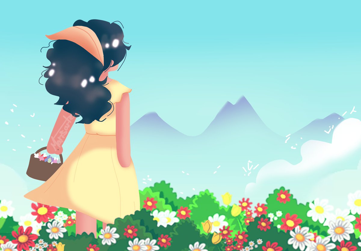 flores!! (un collab editado)  #dibujo #art