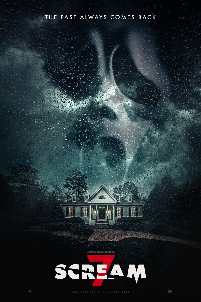 Scream_Obsessed's tweet photo. The tagline says it all. 🔪🩸

#SCREAM7 in theatres February 27, 2026. 

📸 Graphic Designer: @alexneuhedel https://t.co/dq0M8mmY2Q