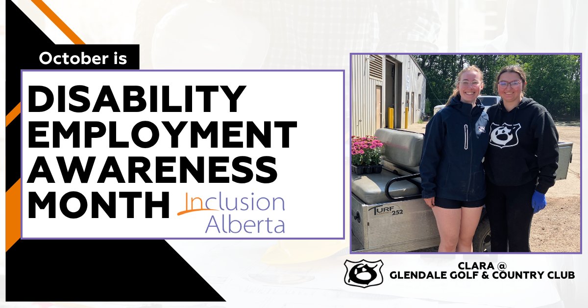 Inclusion Alberta (@inclusionab) on Twitter photo October is Disability Employment Awareness Month, and we are highlighting how local businesses are creating meaningful jobs for individuals with intellectual disabilities through Inclusion Alberta’s Rotary Employment Partnership. Clara at <a href="/GlendaleGolf/">Glendale Golf & Country Club</a>: inclusionalberta.org/connections/cl… October is Disability Employment Awareness Month, and we are highlighting how local businesses are creating meaningful jobs for individuals with intellectual disabilities through Inclusion Alberta’s Rotary Employment Partnership. Clara at <a href="/GlendaleGolf/">Glendale Golf & Country Club</a>: inclusionalberta.org/connections/cl…