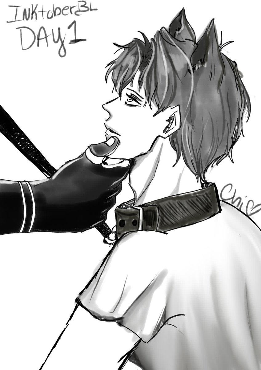 Day 1. The Hounds of Sisyphus 

"Who's the Real hound? huh?" 

#Inktoberbl #TheHoundsofSisyphus 
#시시포스의개들