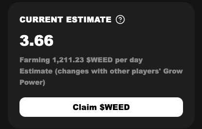 sylversurfer_'s tweet photo. was curious about all the hype around @addicteddotfun so…

decided to run a quick farm and few starter packs for ~1.2 SOL and it’s already generating 1200 $WEED per day (~$450)

stop being sidelined and join the fun!

use code CFP22222 to get started 🌿