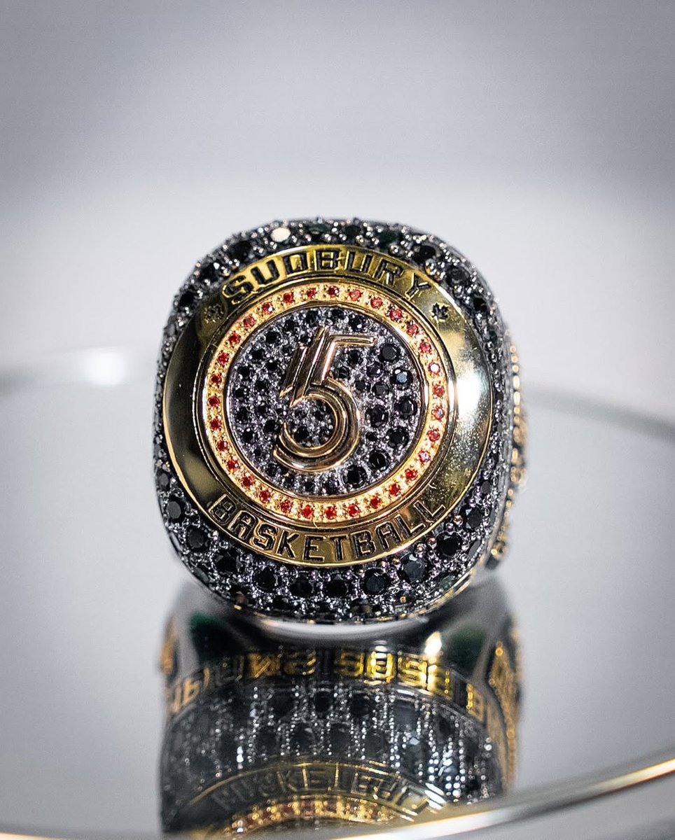 BSL_TBL's tweet photo. Check out this beautiful 🏆 ring designed by our partners @baronchampionshiprings for the ‘24-‘25 champion @thesudburyfive they are 🔥🔥🔥

Ring Reveal 💍

First look at our championship rings 😮‍💨

#DefendTheThrone

The upcoming season #3 schedule will be released in the next week https://t.co/uszeRGmoqY