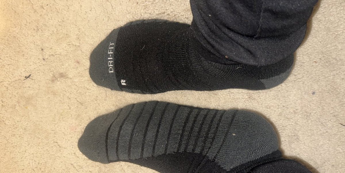 Nikesockking's tweet photo. 🚨SOCKS FOR SALE🚨FIRST 5 PURCHASES GETS A FREE PAIR OF SOCKS DM TO BUY!!
Be the first to get your hands on these stinkers! All of the Socks i’d sell will have at least been worn 5 days straight 😷🤢 Imagine the smell 
Pick from a list of socks below, either £10 for a pair or 2 pairs for £15 💙
- White/Black Underarmour 
- Black/Grey Underarmour 
- White and Grey Underarmour 
-OG White and Grey Underarmour 
- Grey  Underarmour socks
- Black Nike Dri-Fit socks 
- White Nike Dri-Fit socks 
- Grey Nike Dri-Fit socks 
- Black and Grey Nike Sports Dri-Fit socks
- White and Grey Nike Sports Dri-Fit socks