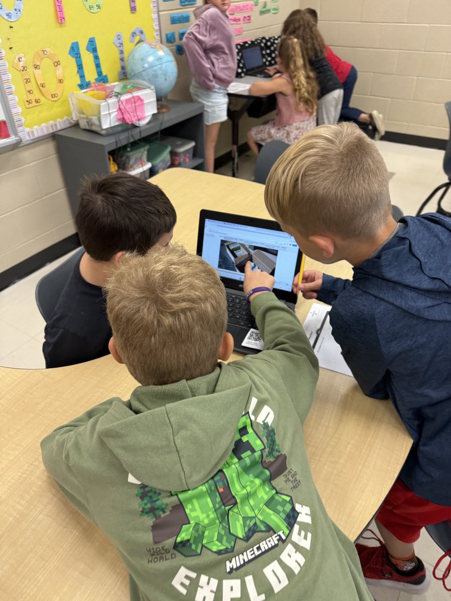 MrsArtrip's tweet photo. We had so much rich math discourse during our 3-Act Math activity! Students were highly engaged and loved being assigned roles within their groups. It was wonderful to hear them collaborating, sharing strategies, and building on each other’s ideas. https://t.co/OsVZoBtCWJ