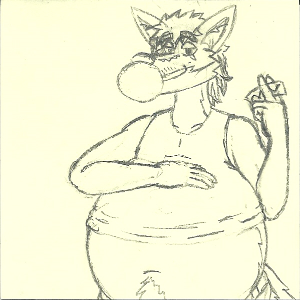 SwatTheFox's tweet photo. Sticky note commission for @farkas_blimpus https://t.co/w2NGF4to67