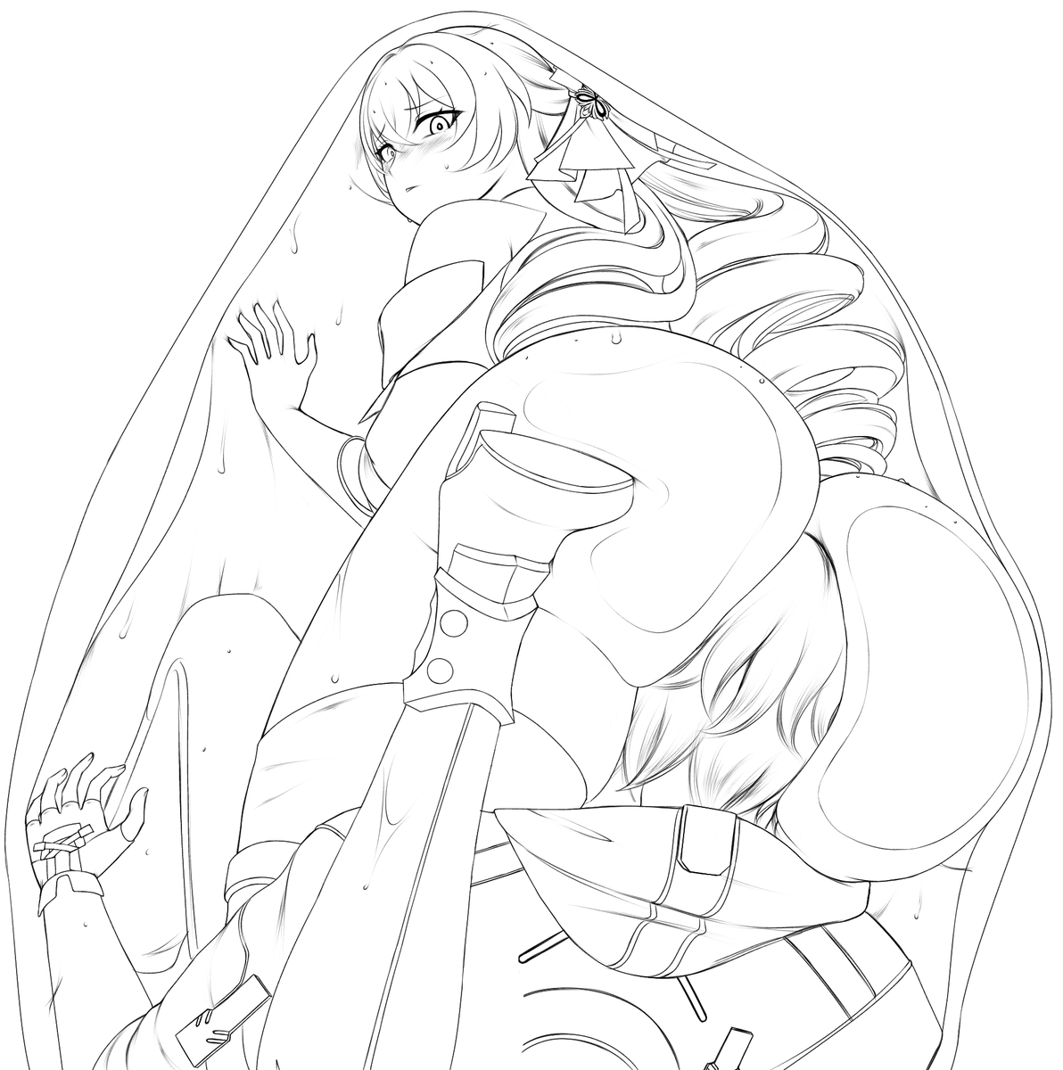 Ngl I was almost foaming at the mouth to take these further and make a 3-way vore fic series between Trailblazer, Bronya, and Seele but then hoyo powercrept them all...