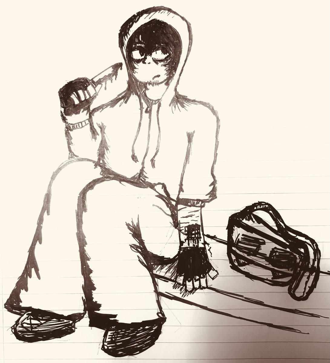 _M00NZ_Z's tweet photo. WOOHOO IM BACKKK hopefully I can finish goretober this time 💜

I will also be doing random characters, but obviously the same prompts idc what anyone says

Anyway day one - cuts and scratches

#SH #Cuts #scratches #goretober #cryofear #simon #knife https://t.co/qjXIkpDPR0