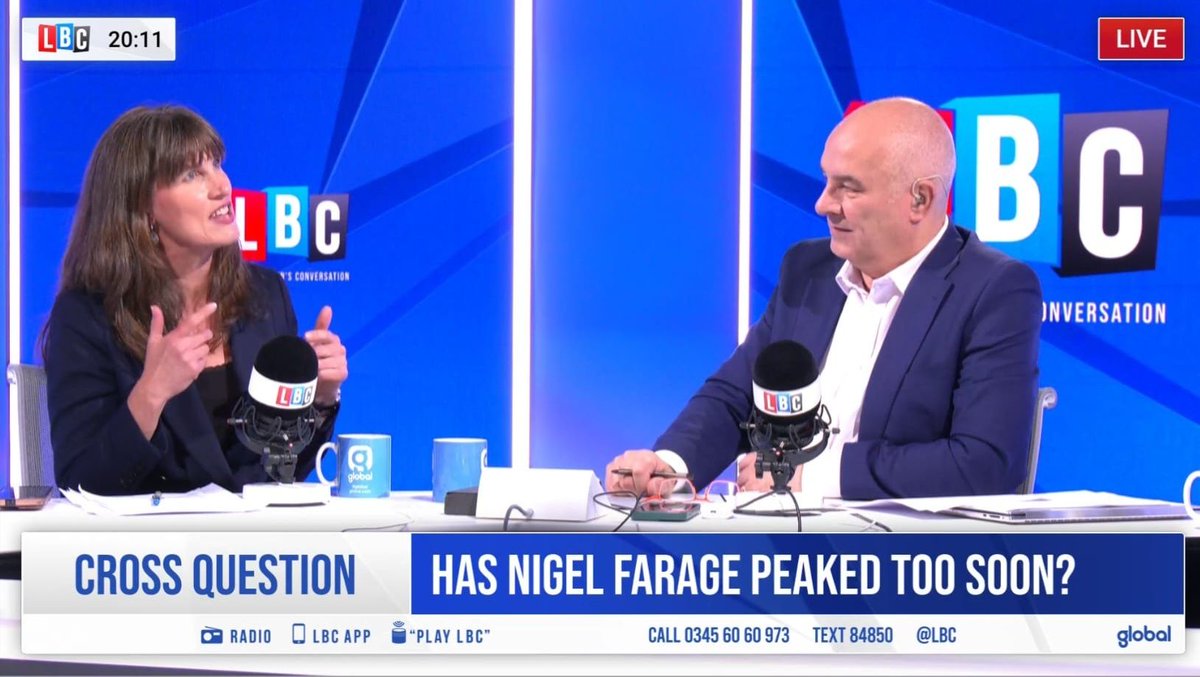 Had a blast at my First Cross Questions with Iain Dale on LBC. Discussed inequality, peace in Gaza &amp; fracking. Link in thread &amp; watch out for a clip...